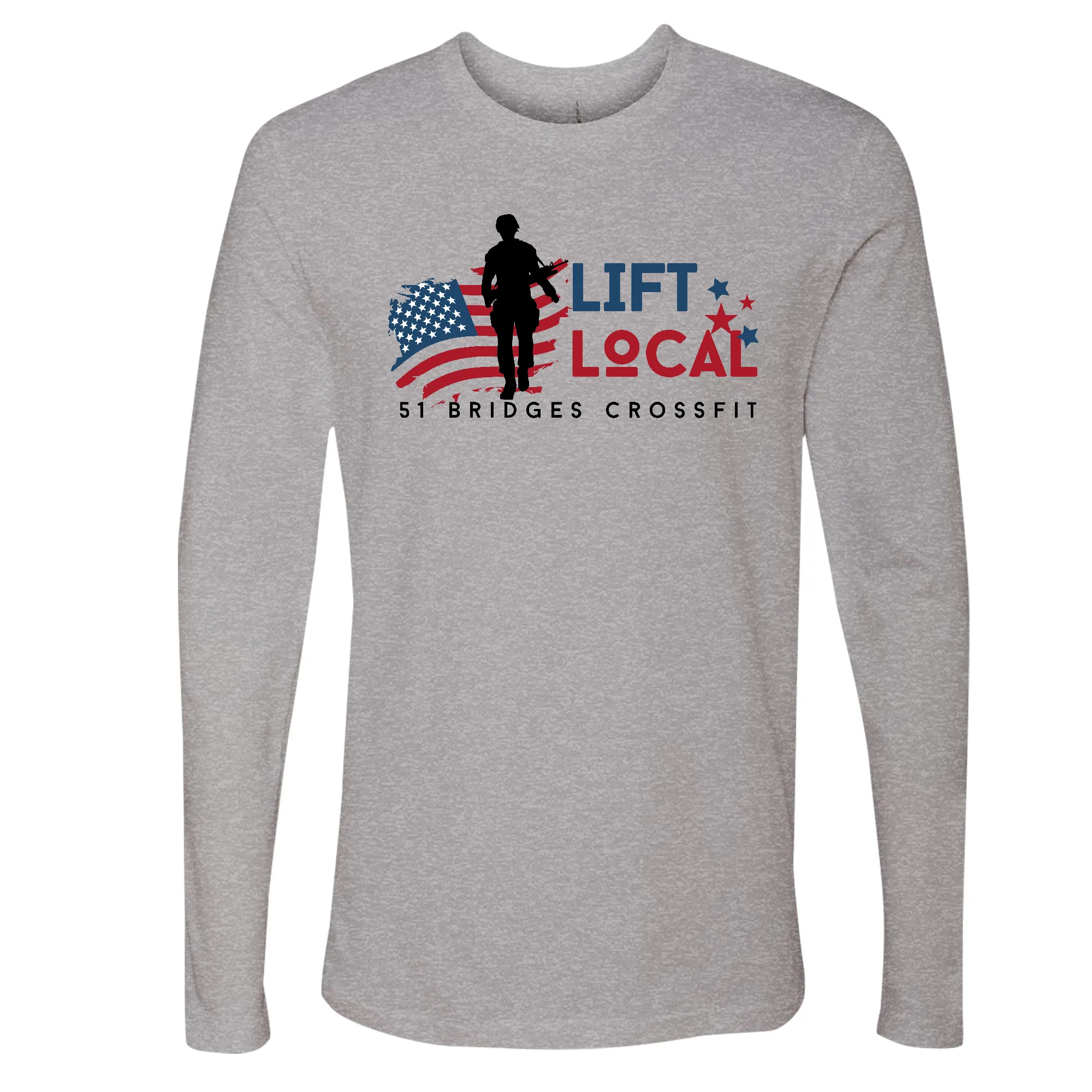 51 Bridges CrossFit Lift Local 2024 Mens - Long Sleeve