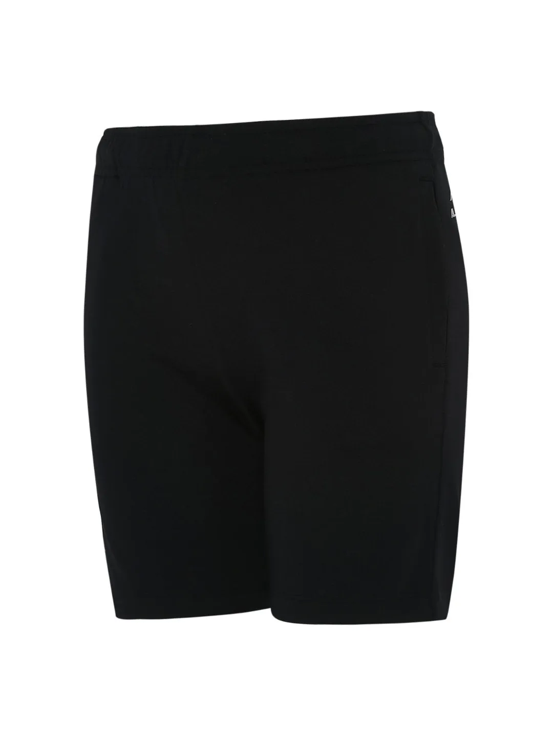 Alcis Boys Black Solid Slim Fit Rajasthan Royals Sports Shorts