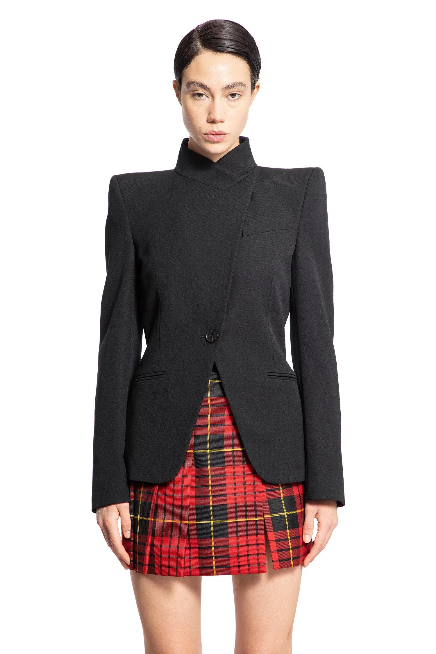 ALEXANDER MCQUEEN WOMAN BLACK BLAZERS