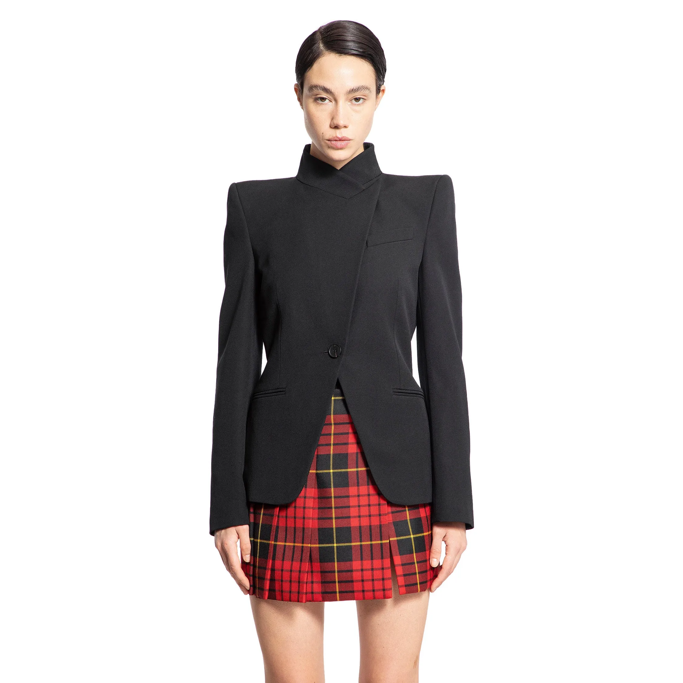 ALEXANDER MCQUEEN WOMAN BLACK BLAZERS