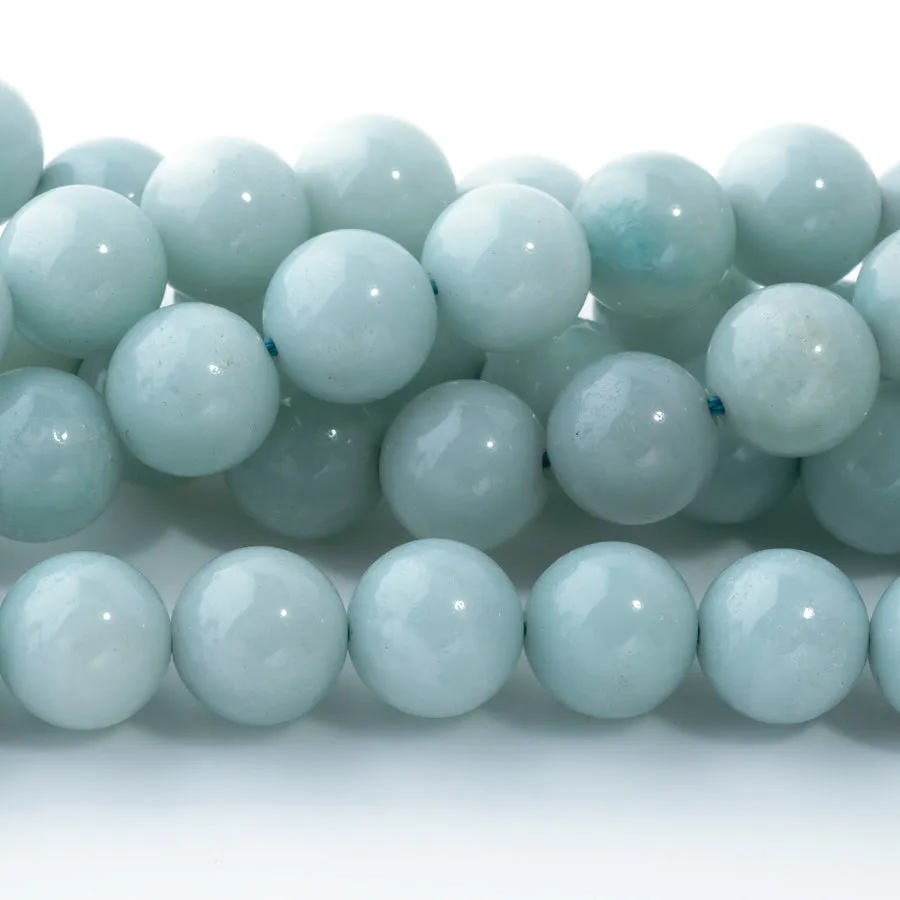 Amazonite 10mm Round A Grade - 15-16 Inch