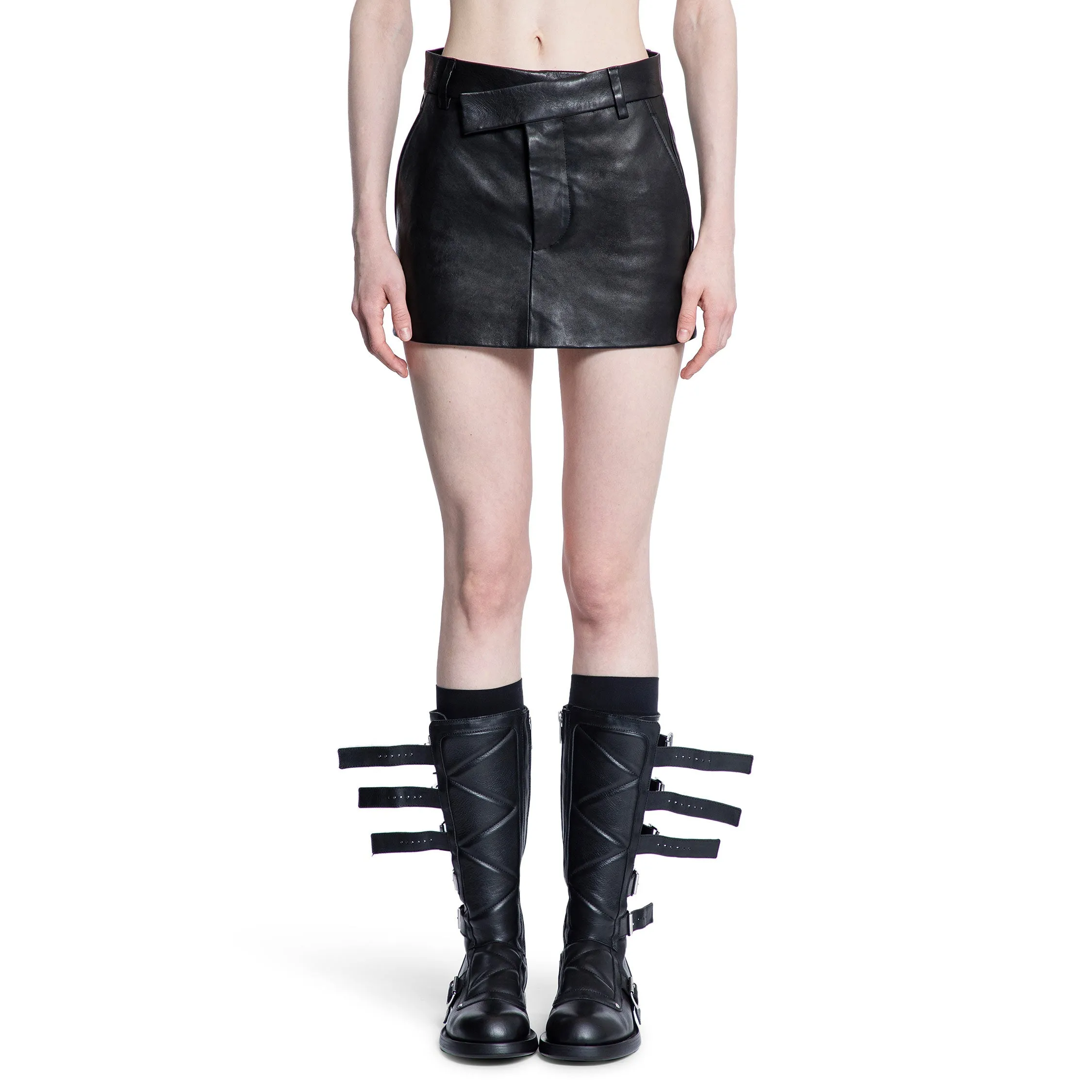 ANN DEMEULEMEESTER WOMAN BLACK SKIRTS