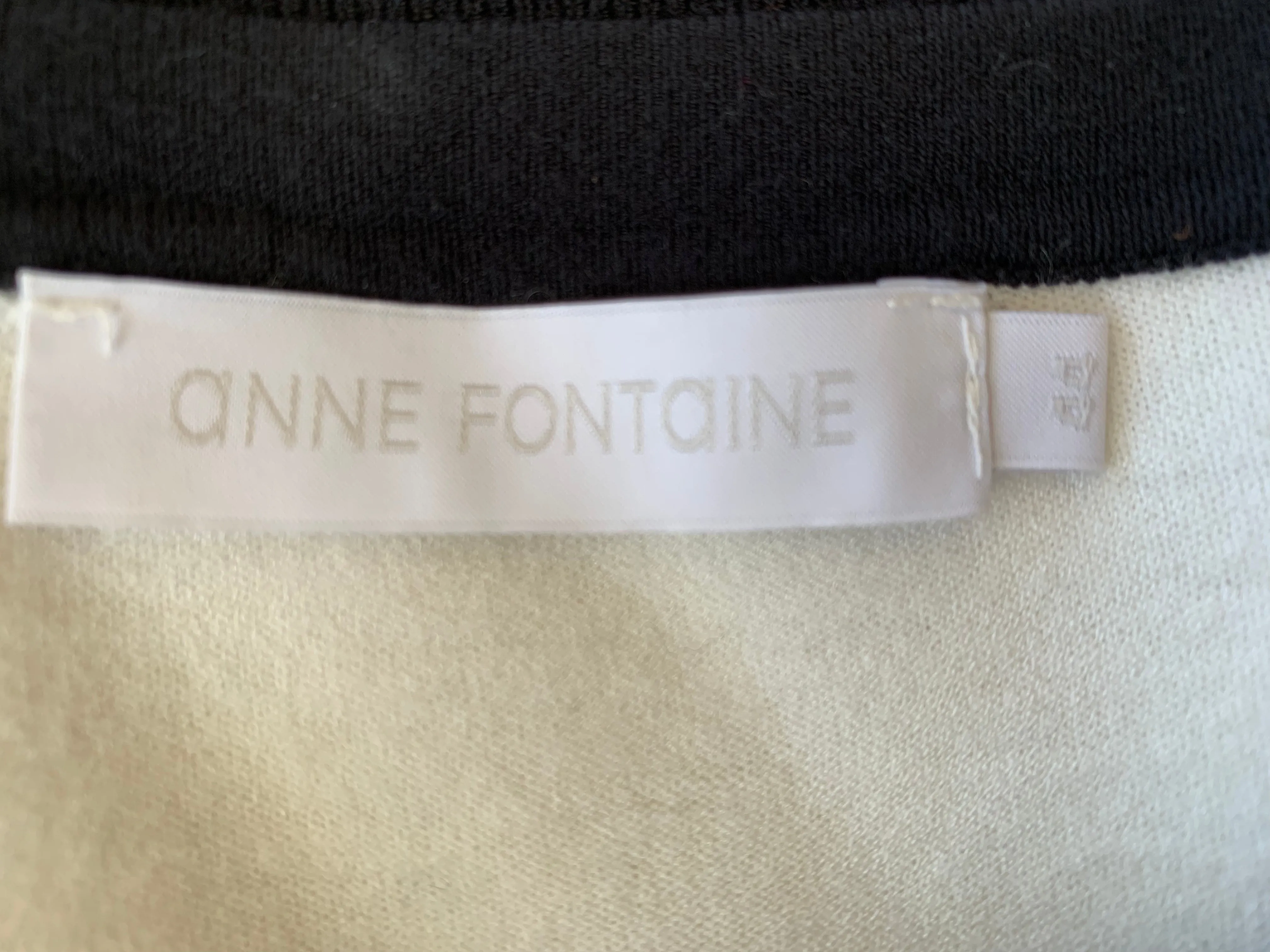 Anne Fontaine Black and White Cut Out Sweater, 12