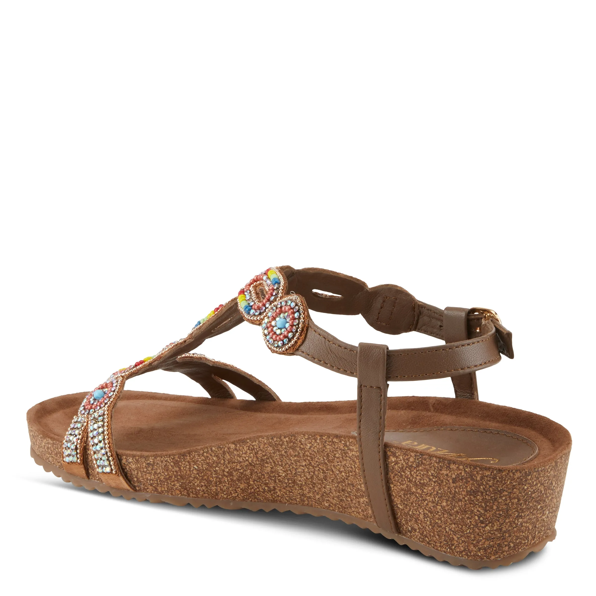 AZURA STUNNIN T-STRAP SANDALS