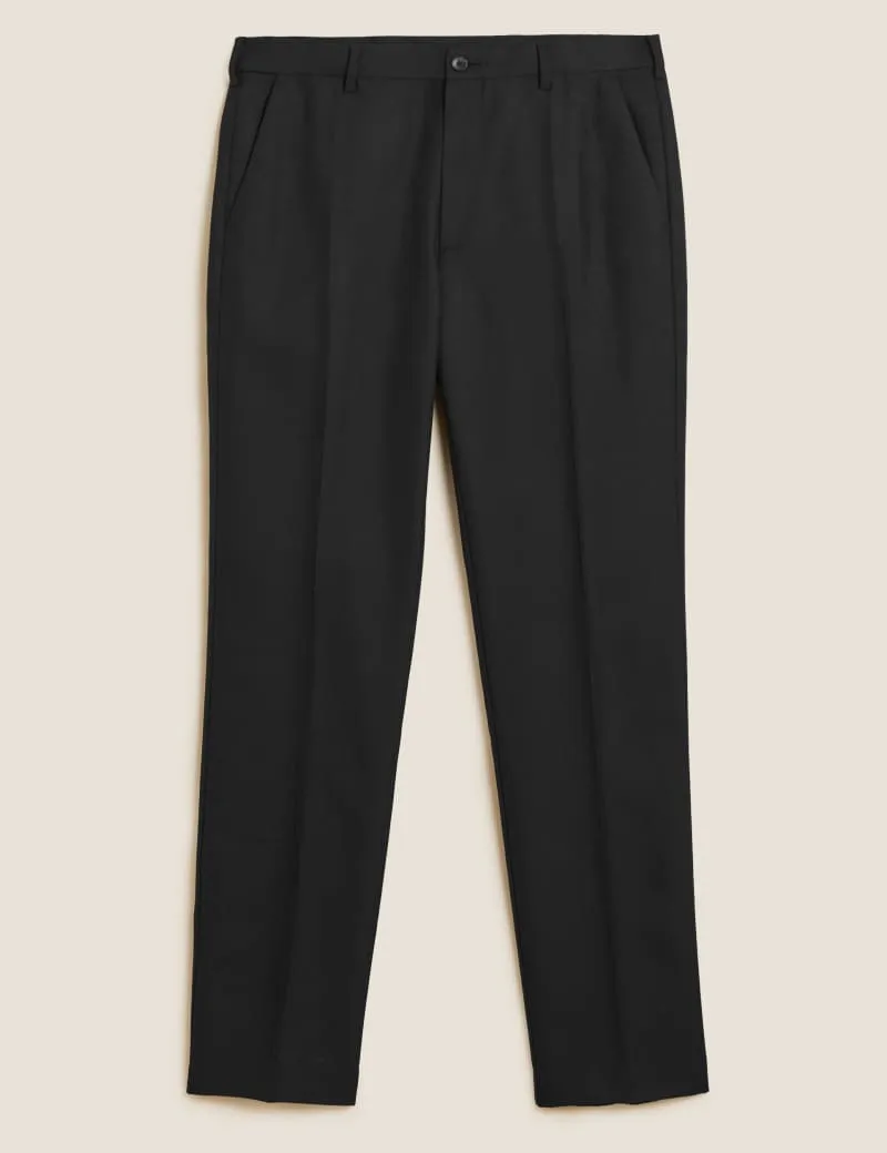 Big & Tall Regular Fit Trousers with Active Waist