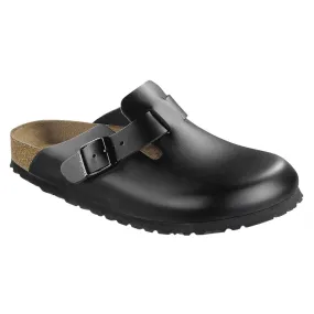 Birkenstock Classic, Boston, Regular Fit, Smooth Leather, Black