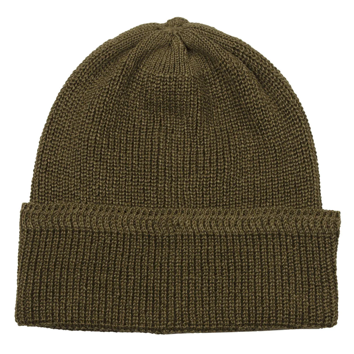 cableami - Linen Waffle Beanie - Army Brown