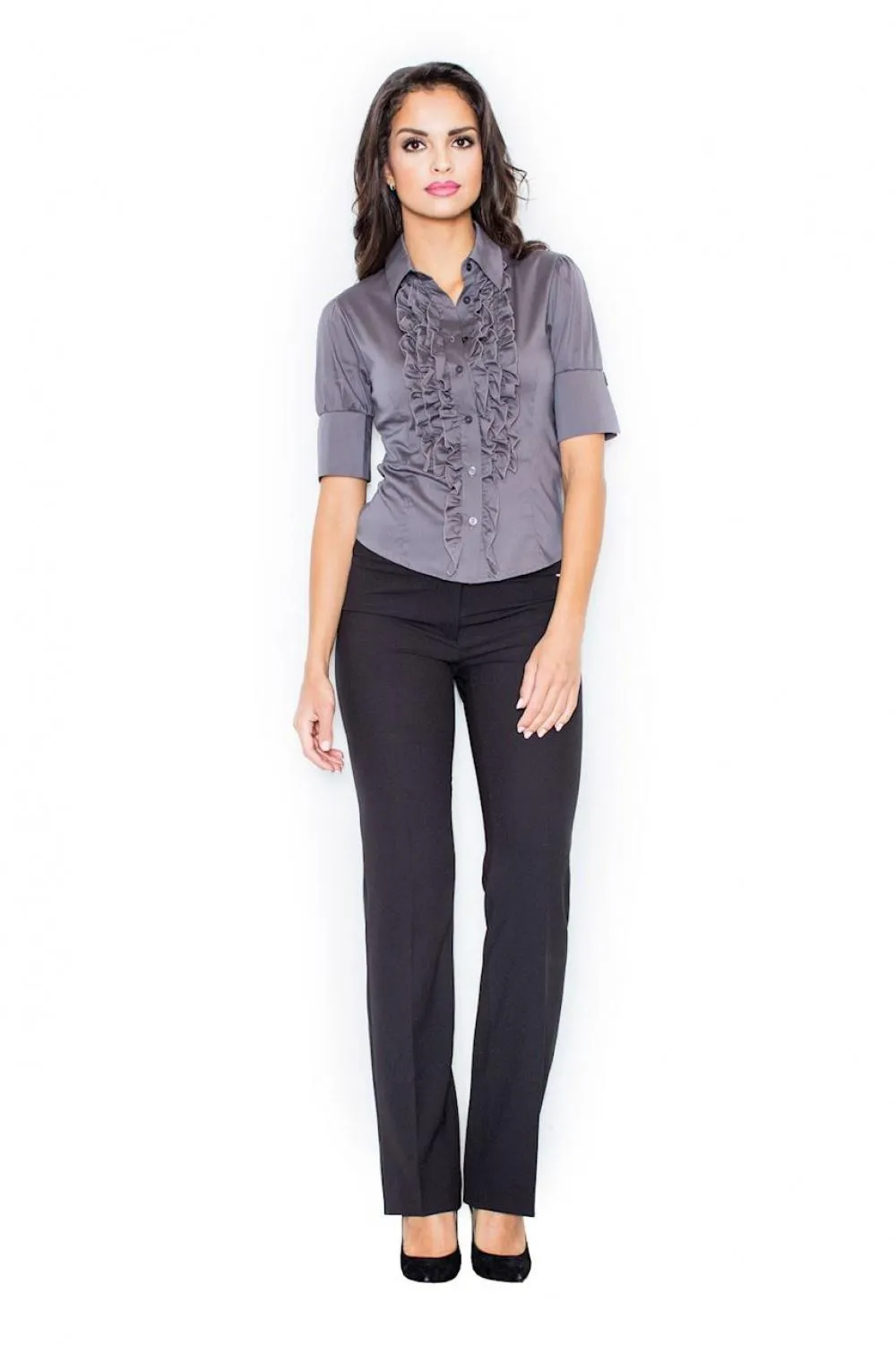 Camicia a manica corta model 111772 Figl