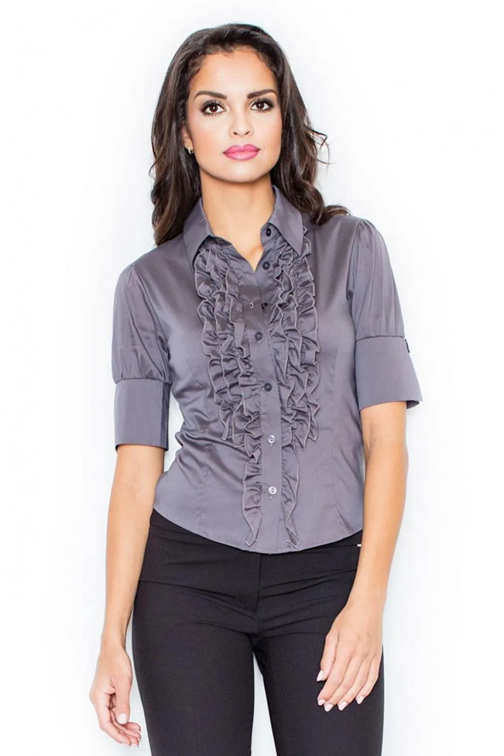 Camicia a manica corta model 111772 Figl