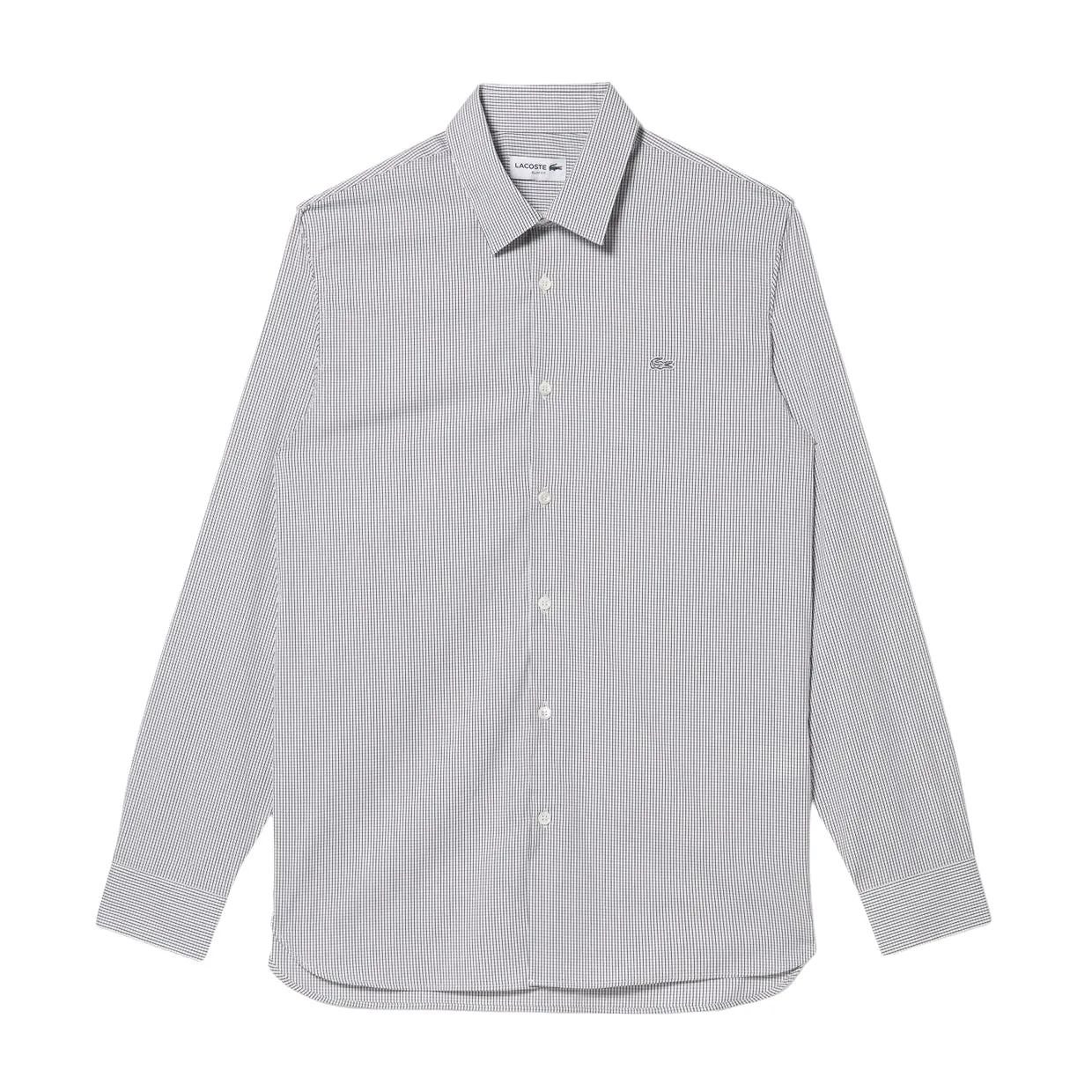 Camicia Uomo Lacoste A Quadri Bianco / Nero