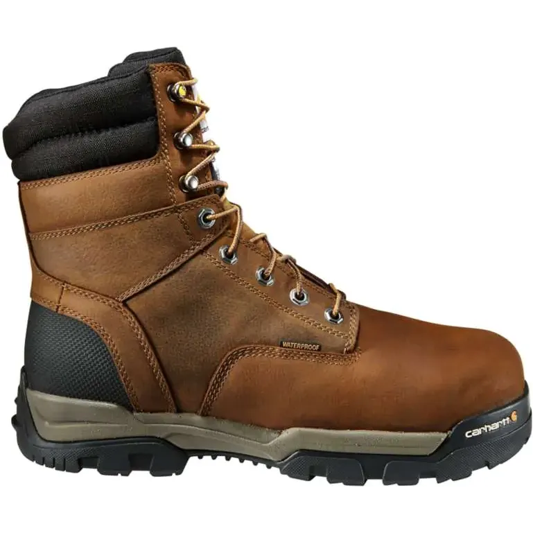 Carhartt Men's Ground Force 8" Soft Toe WP 600G Ins Work Boot- CME8047