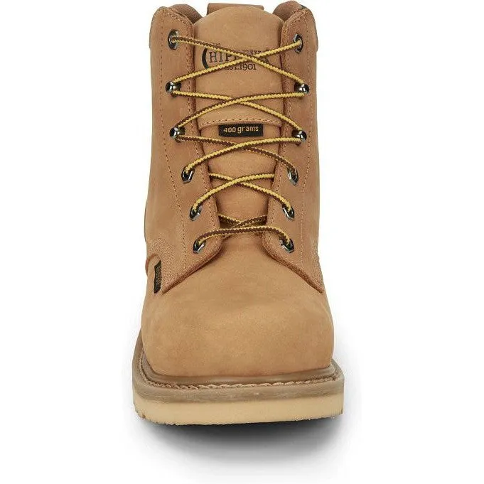 Chippewa Men's Northbound 6 WP 400G Insulated Work Boot -Wheat- NC2501