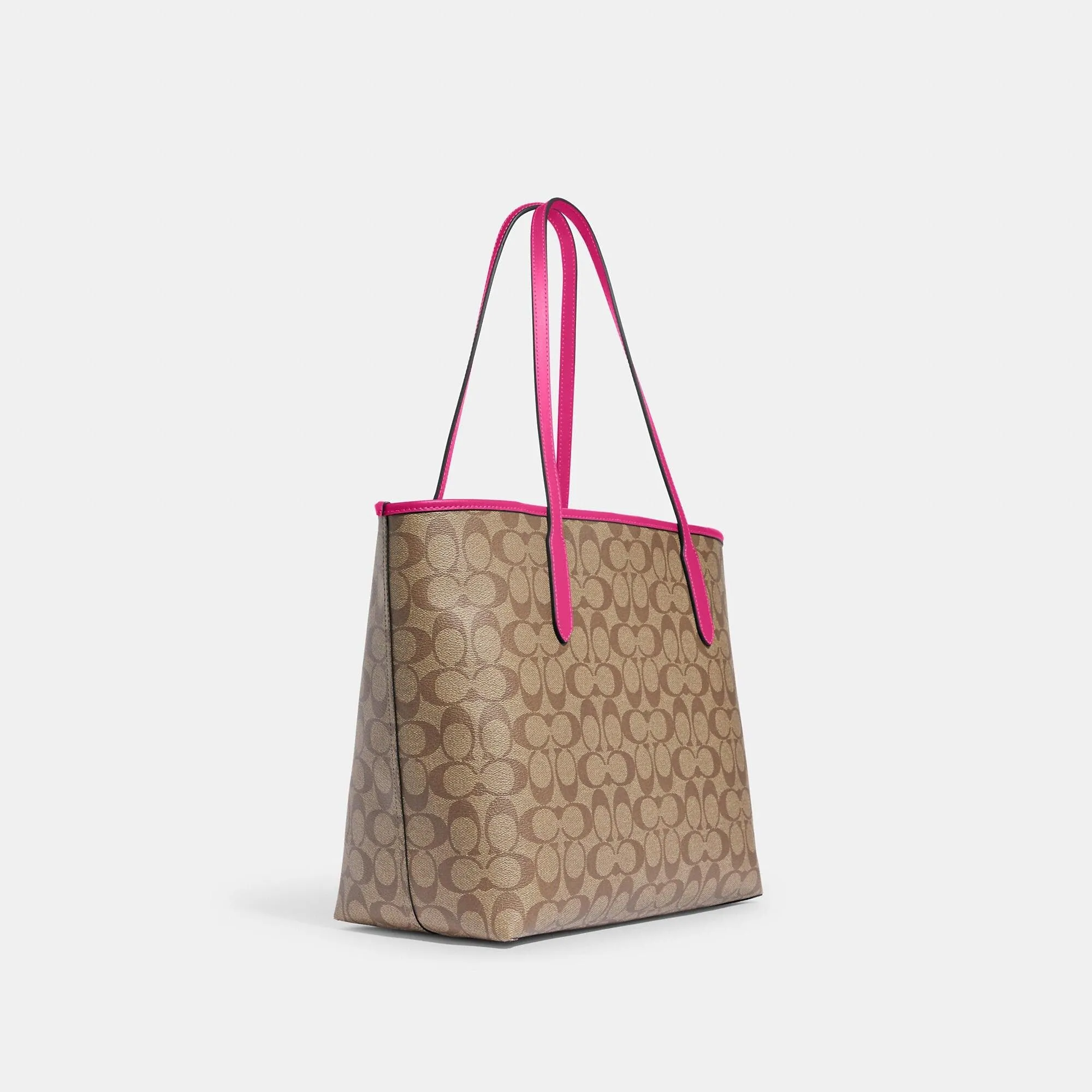 Coach Outlet City Tote In Signature Canvas