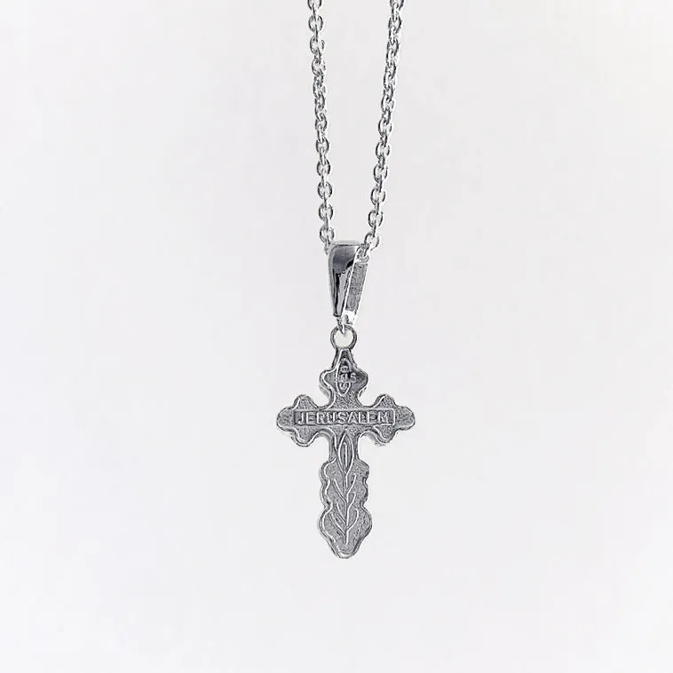 Crucifix Necklace - Silver