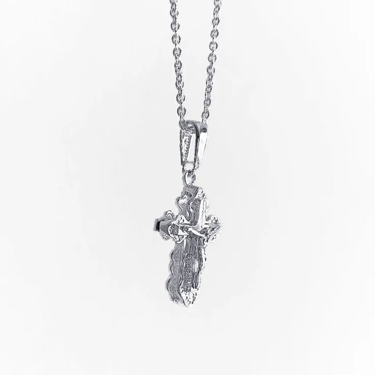 Crucifix Necklace - Silver