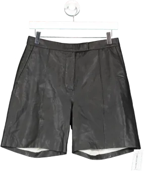 DAY Black 2nd Erie Leather Shorts UK 8