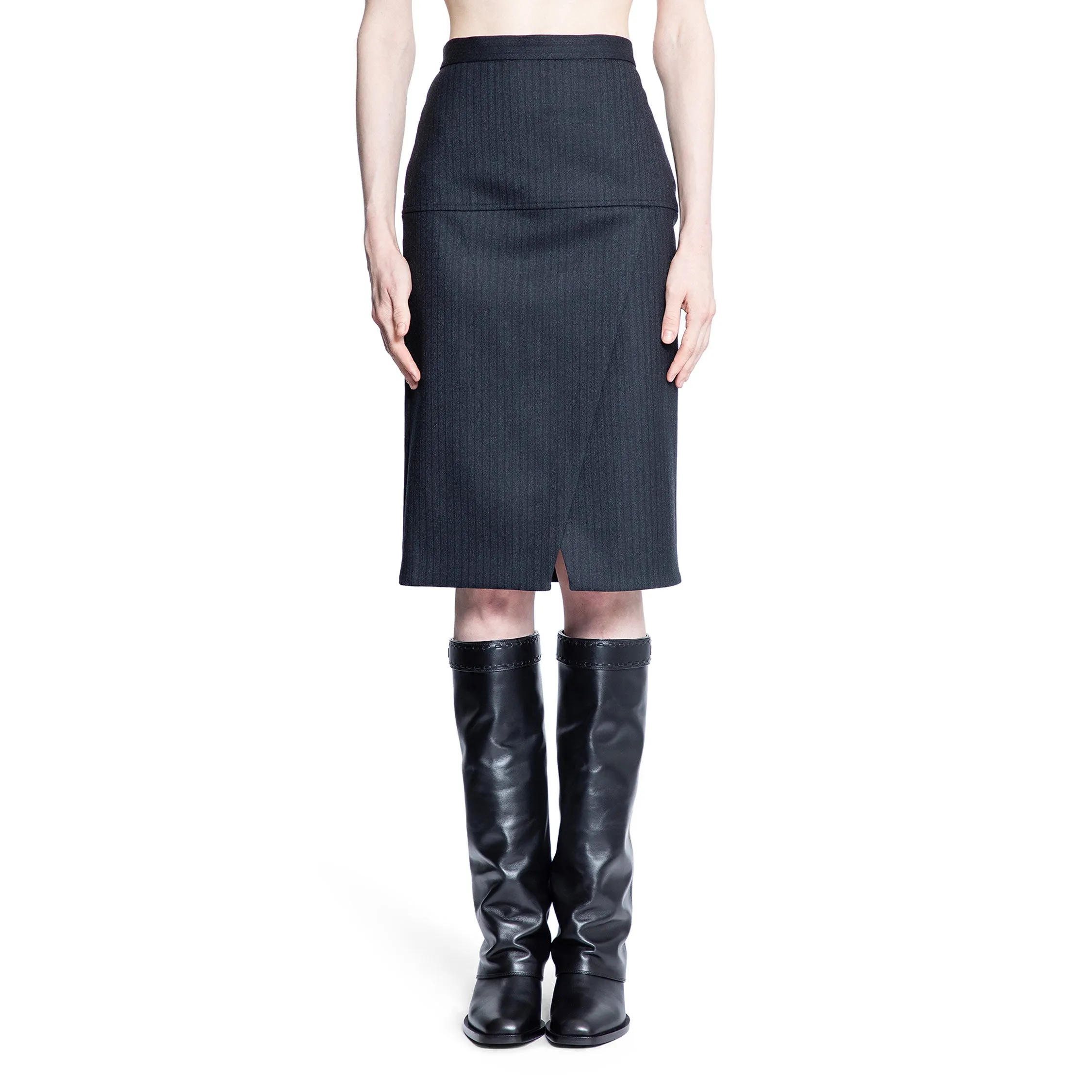 FENDI WOMAN BLACK SKIRTS