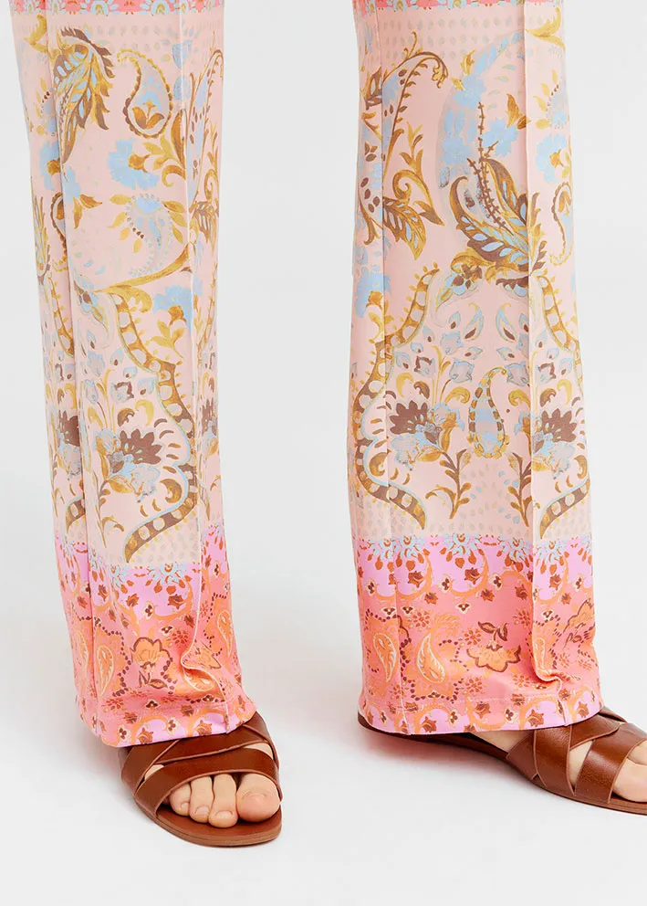 Gustav Marisa jersey pants 53000 Bukser - Coral Border Print