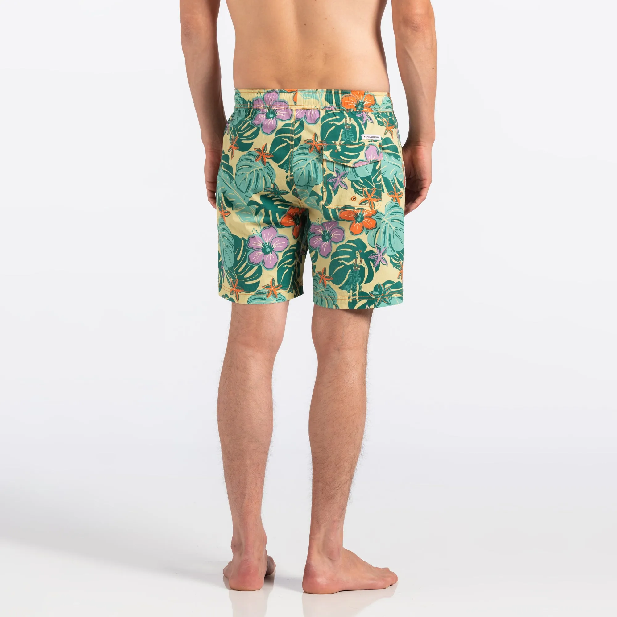 Lei Day Elastic Boardshort