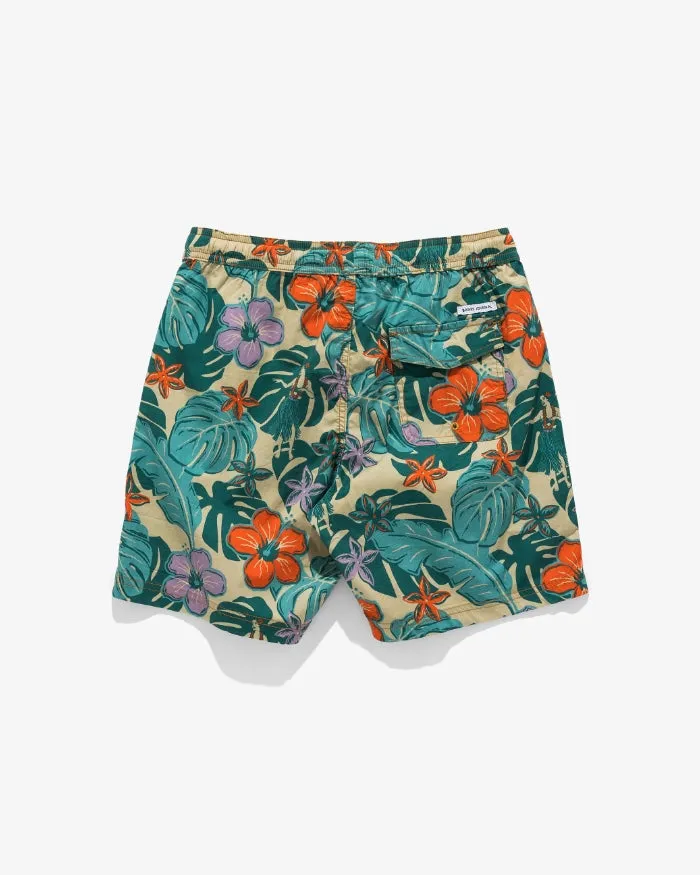 Lei Day Elastic Boardshort