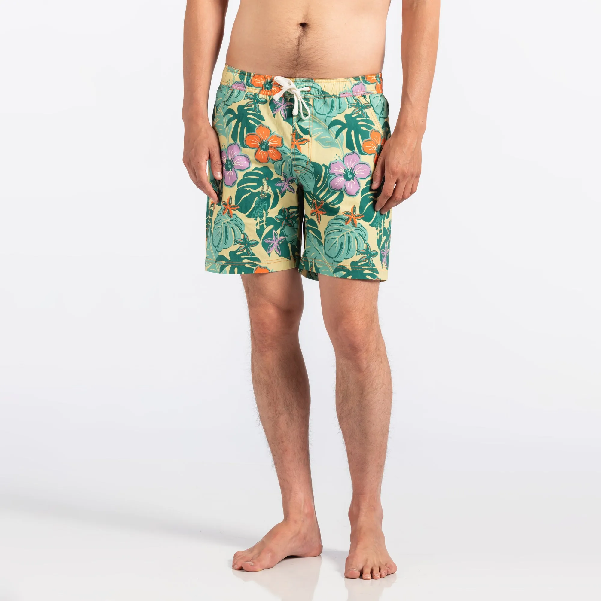 Lei Day Elastic Boardshort