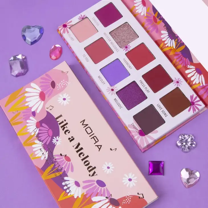 MOIRA Like a Melody 10 Color Eyeshadow Palette