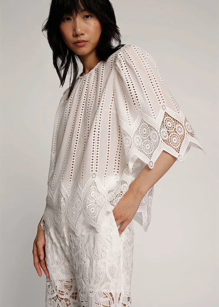 Munthe Kifu Bluse - White