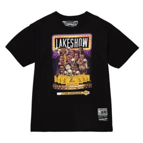 NBA LAKE SHOW TEE LAKERS BLACK