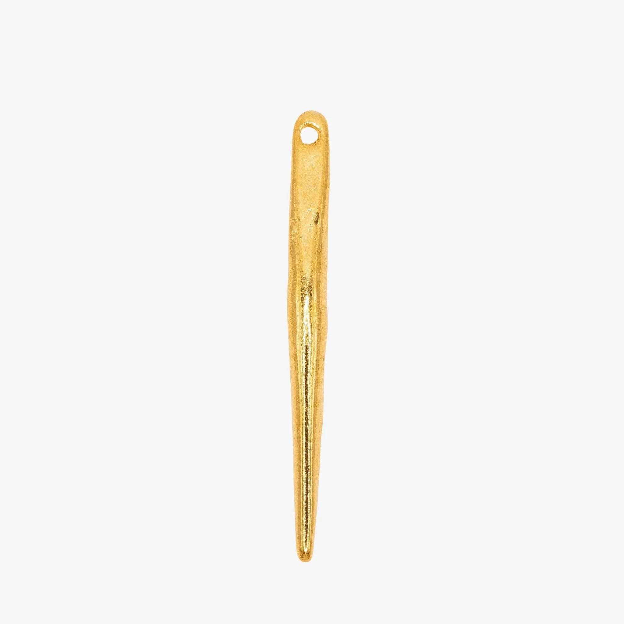 Needle Spike Charm Wholesale 14K Gold, 14K Solid Gold, G40