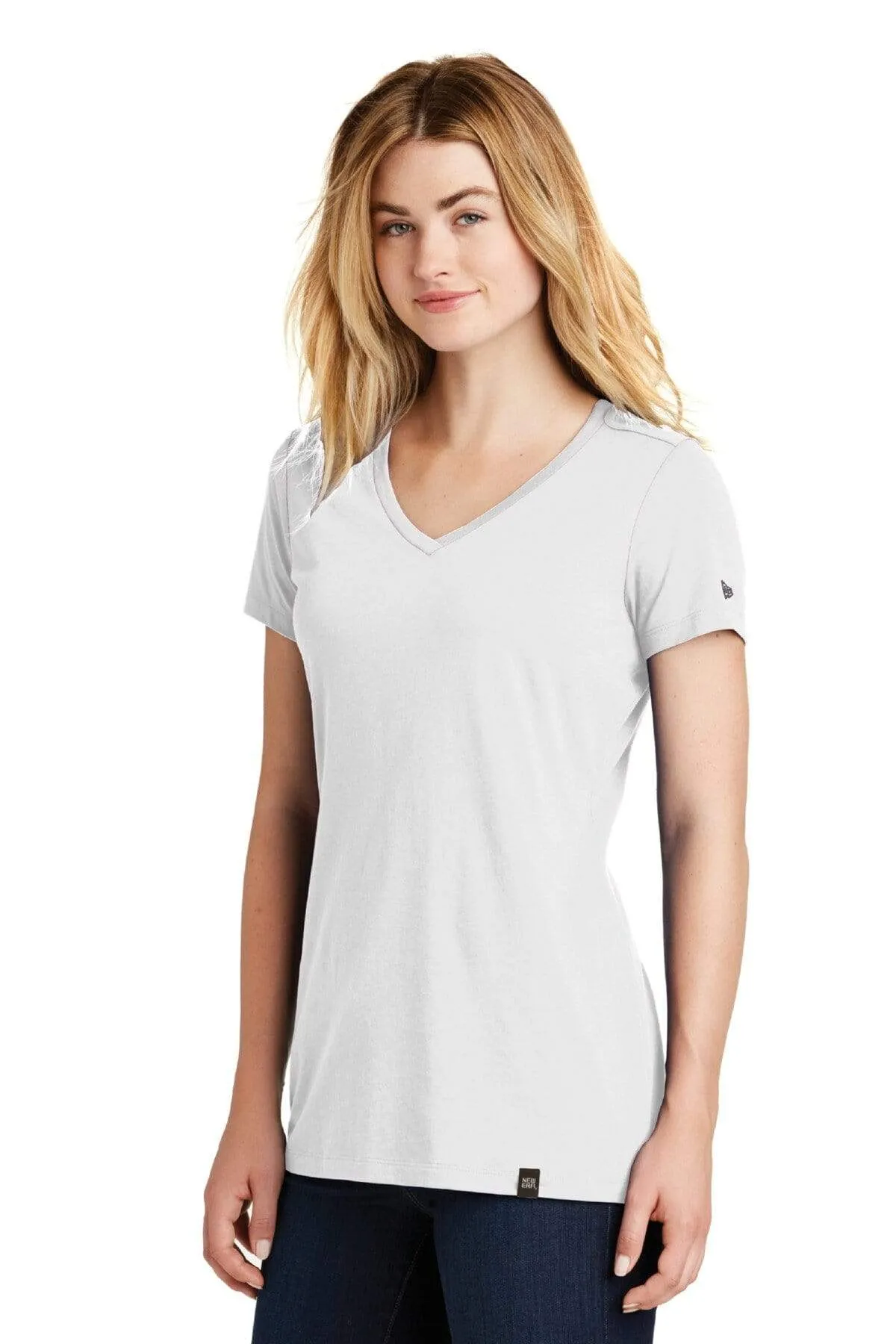 New Era Ladies Heritage Blend V-Neck Tee