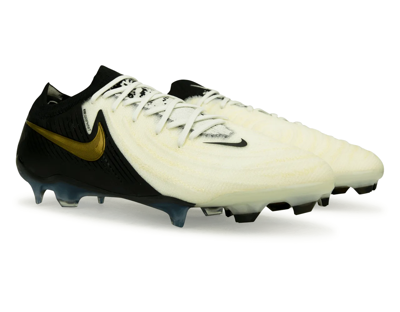 Nike Men's Phantom GX II Elite FG White/Black/Gold