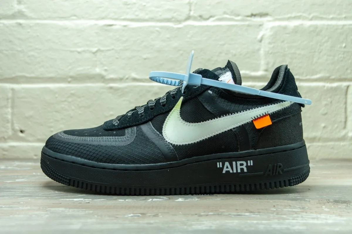 Nike Off White Air Force 1 Low Black AO4606 001