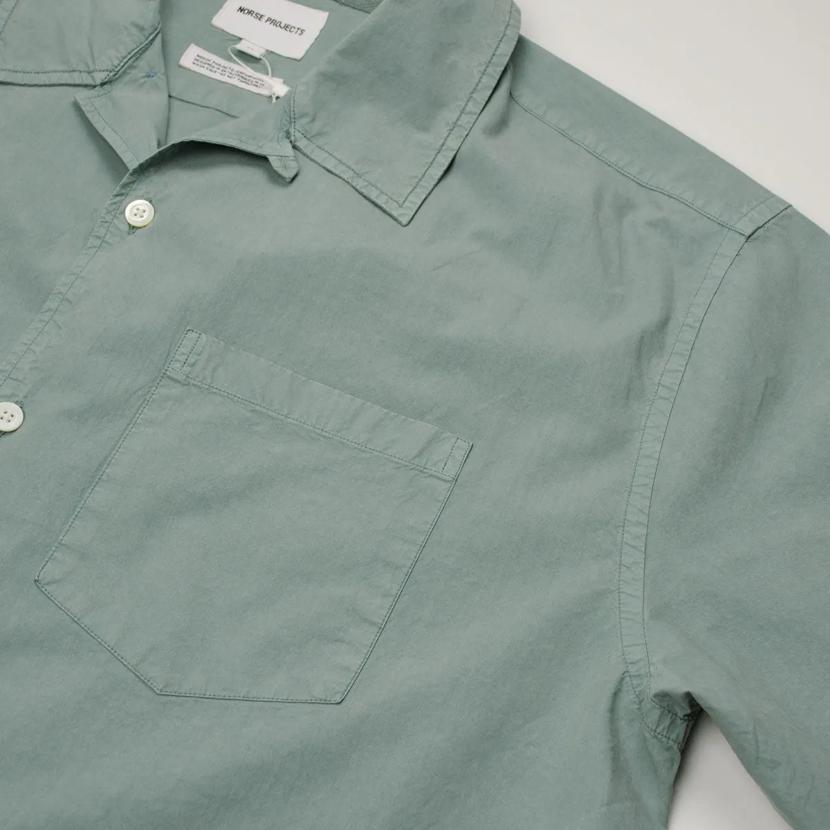 Norse Projects - Carsten Tencel Shirt - Mineral Blue