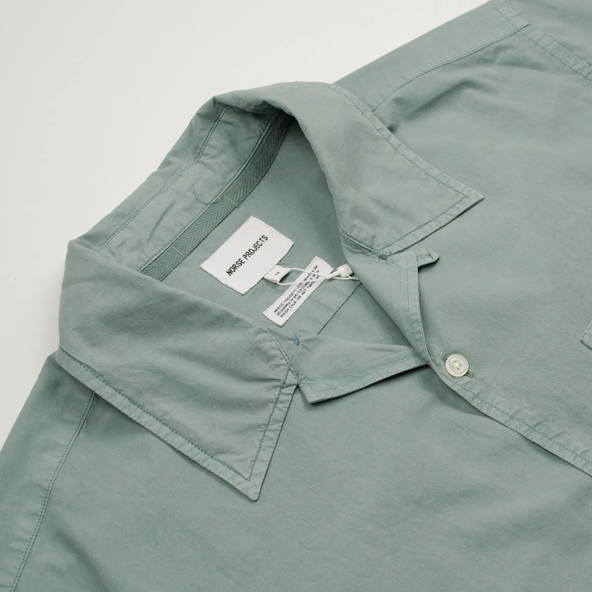 Norse Projects - Carsten Tencel Shirt - Mineral Blue