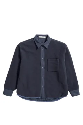 Norse Projects - Ulrik Reversible Fleece Overshirt - Dark Navy