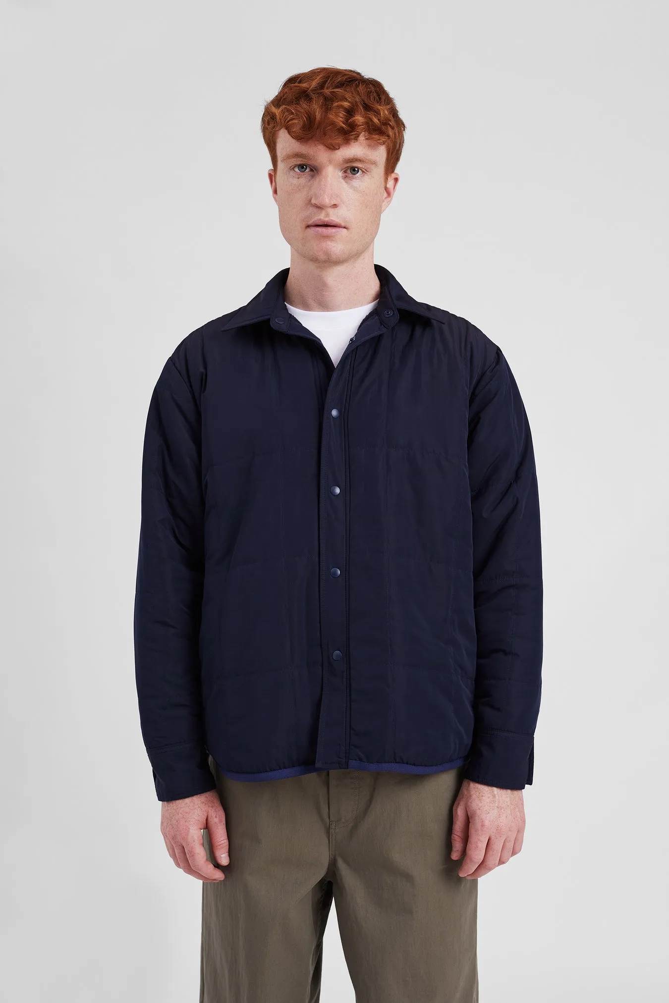 Norse Projects - Ulrik Reversible Fleece Overshirt - Dark Navy