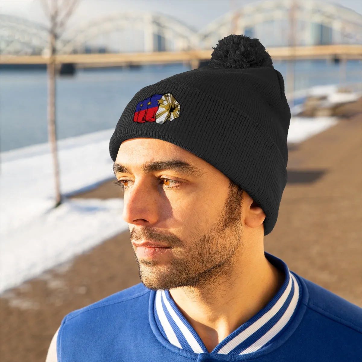 Pac Fist Pom Pom Beanie