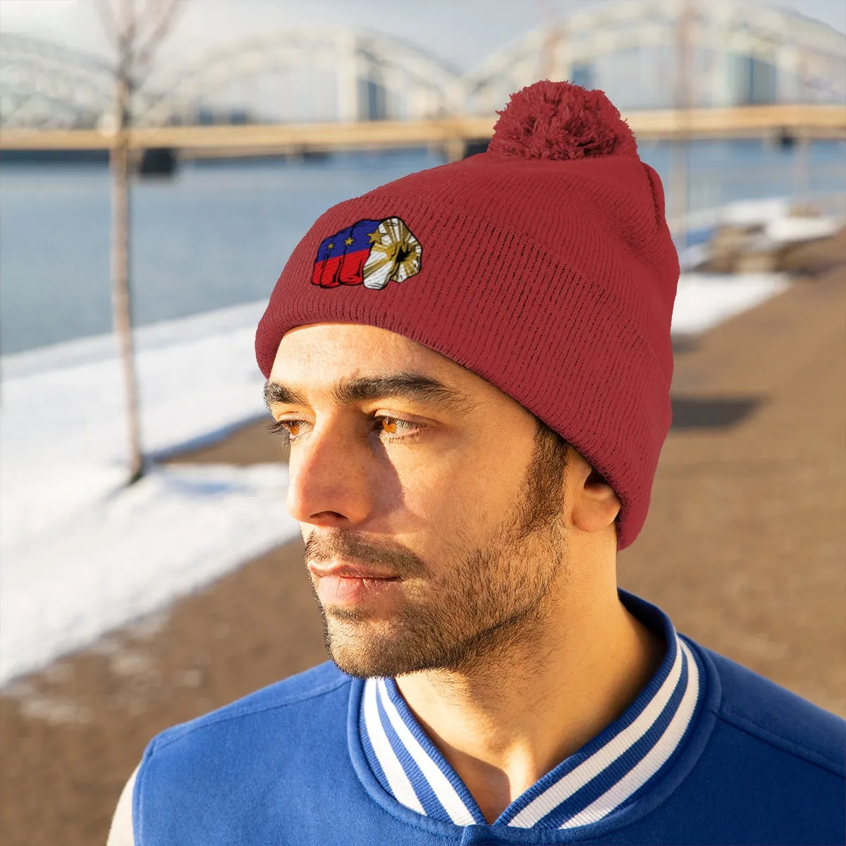 Pac Fist Pom Pom Beanie