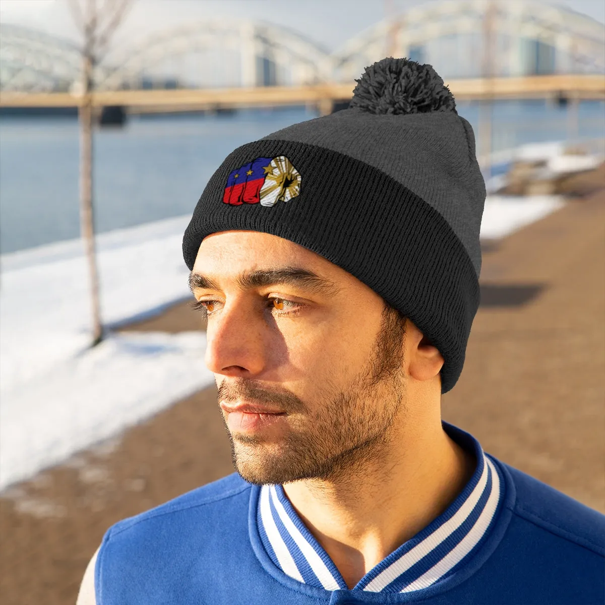 Pac Fist Pom Pom Beanie