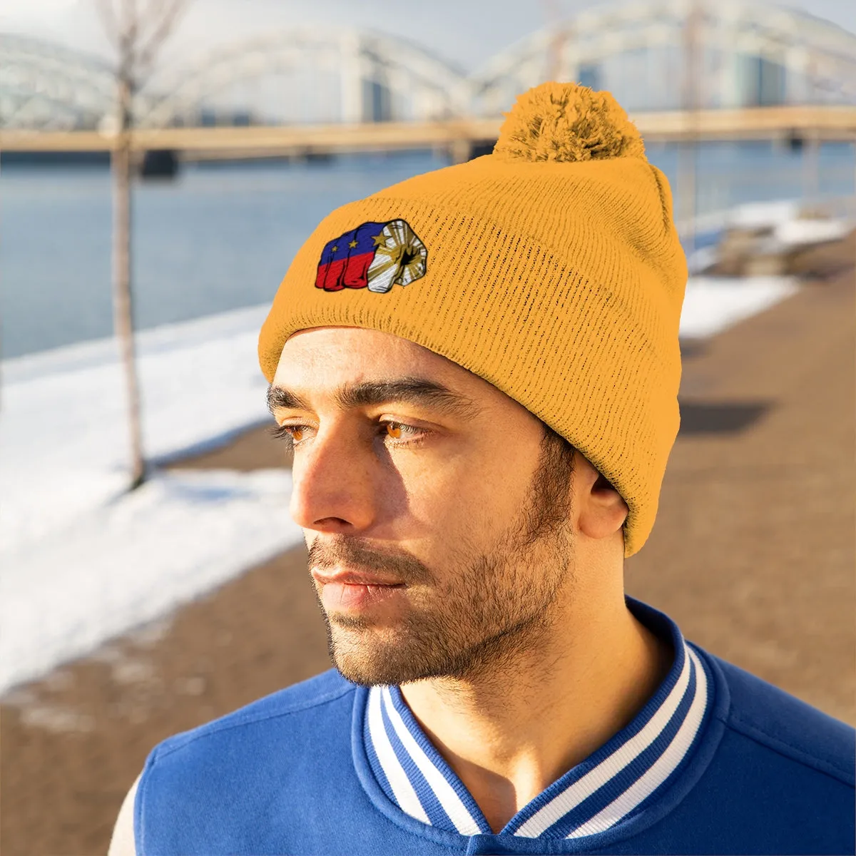 Pac Fist Pom Pom Beanie