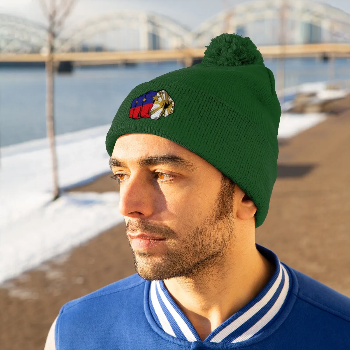 Pac Fist Pom Pom Beanie