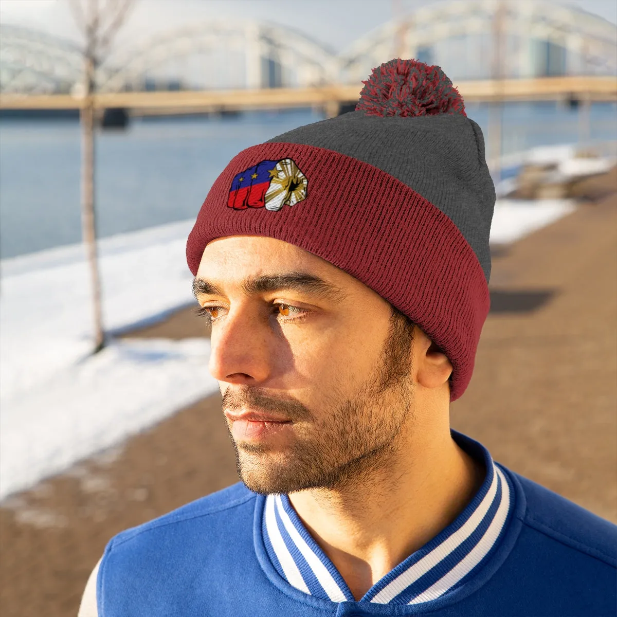 Pac Fist Pom Pom Beanie