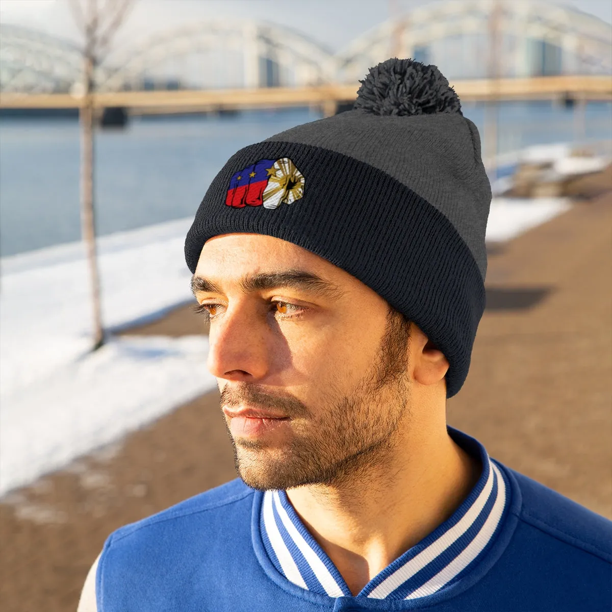 Pac Fist Pom Pom Beanie