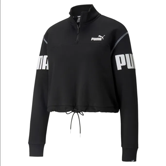 Puma Power Half-Zip Crew FL 589534 01 black