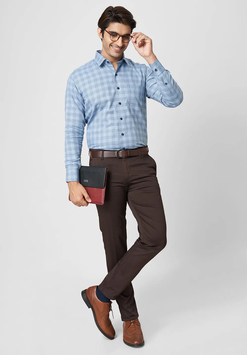 Pure Cotton Formal-Regular Fit Shirt - 40902