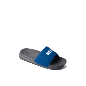 Reef Kids One Slide Grey Blue   