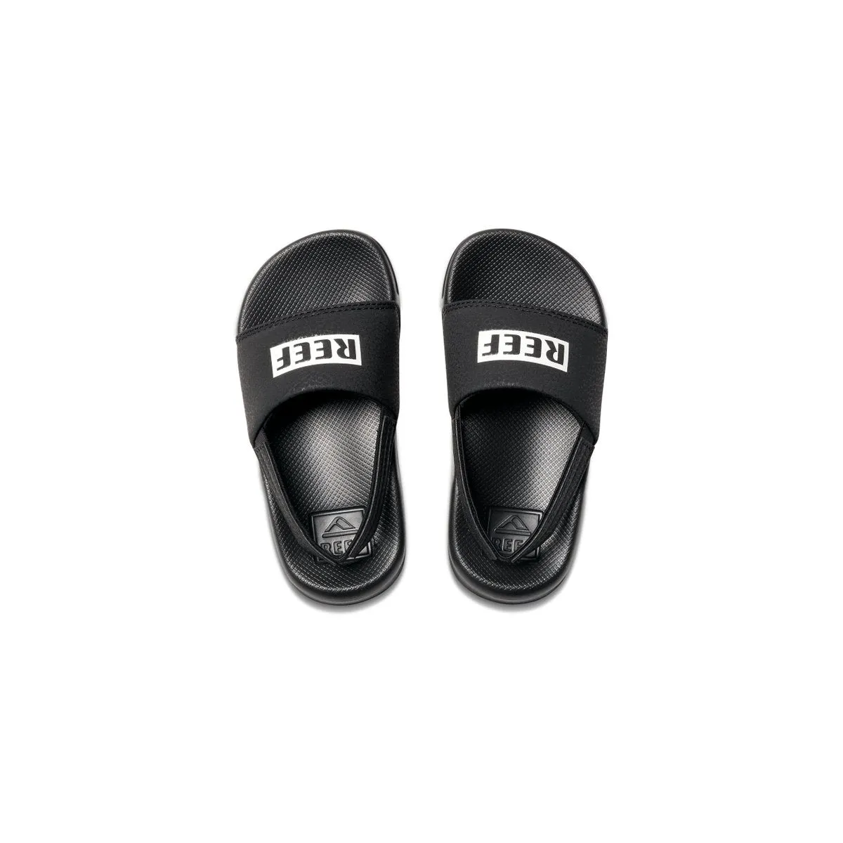 Reef Little One Slide Reef Black White   