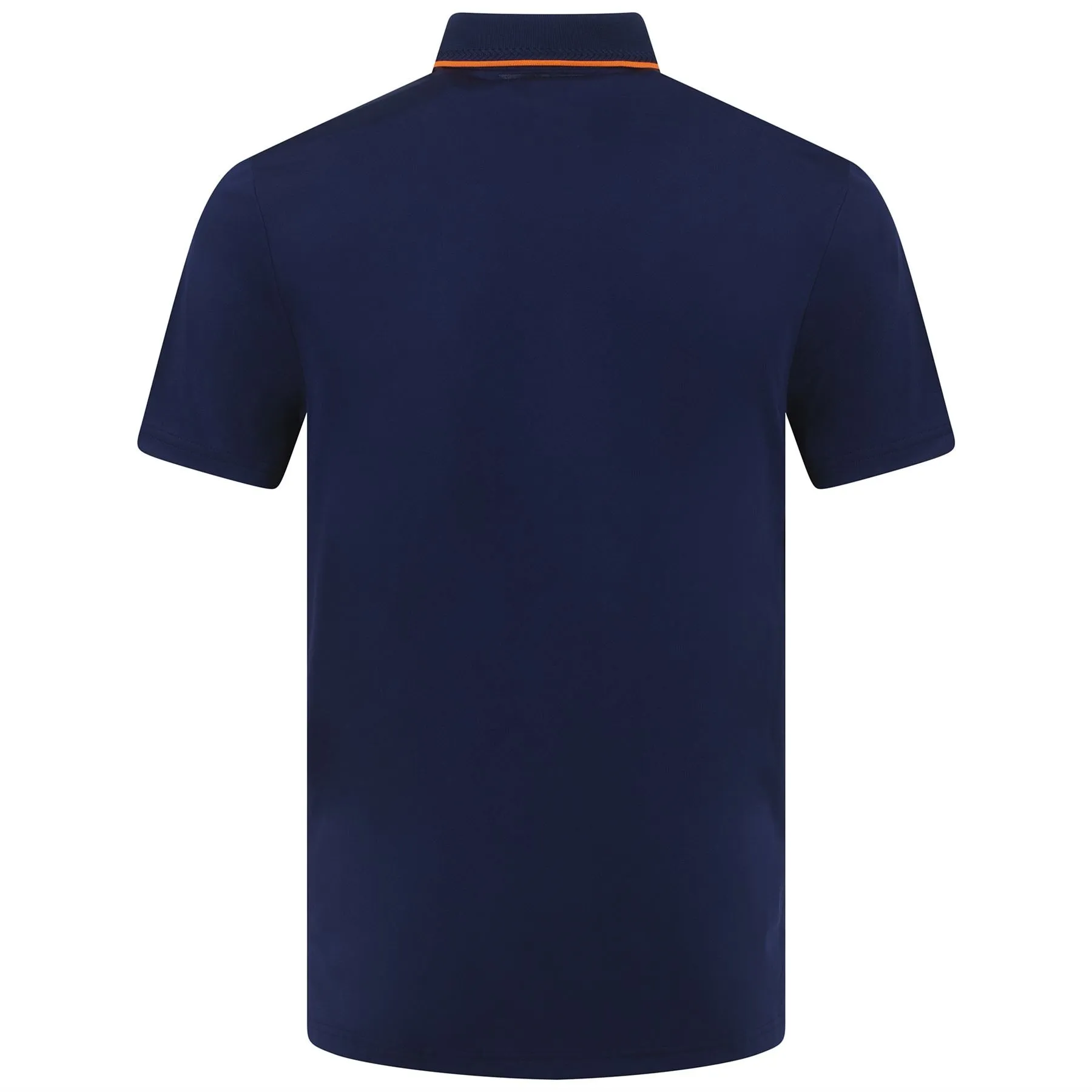 RLX Performance Pique Polo French Navy/Lifeboat Orange - SS23