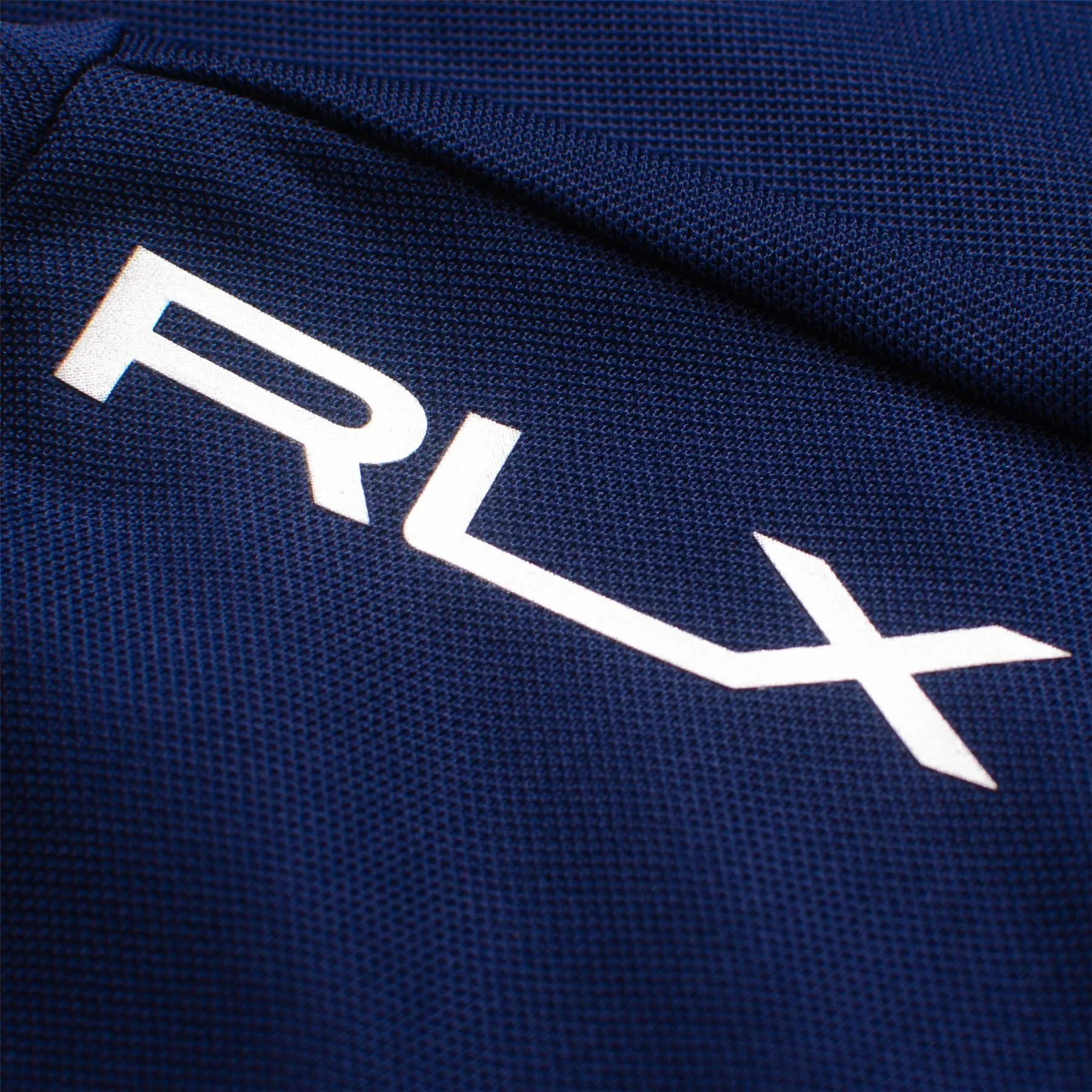 RLX Performance Pique Polo French Navy/Lifeboat Orange - SS23