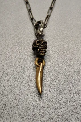 SKULL HORN PENDANT